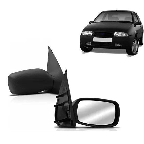 Retrovisor Ford Fiesta 1996 1997 1998 Á 2001 Sem Controle