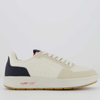 Tênis Olympikus Versa Juvenil Off White e Marinho em Oferta na Shopee