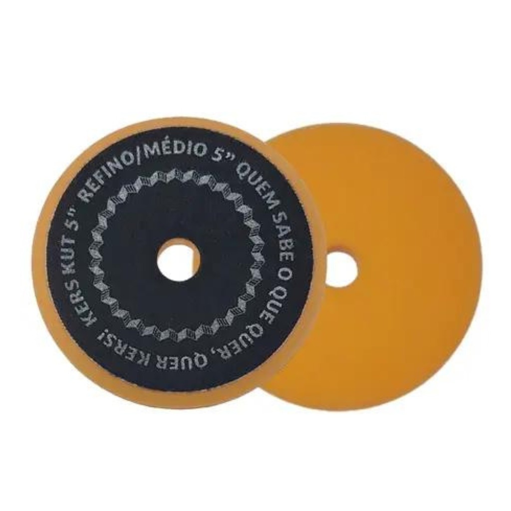 Boina Polimento 5  Espuma Laranja Corte Médio Refino Kers