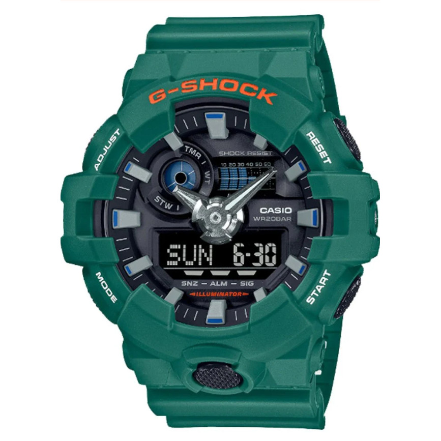 RELÓGIO CASIO G-SHOCK MASCULINO VERDE GA-700SC-3ADR - Watches