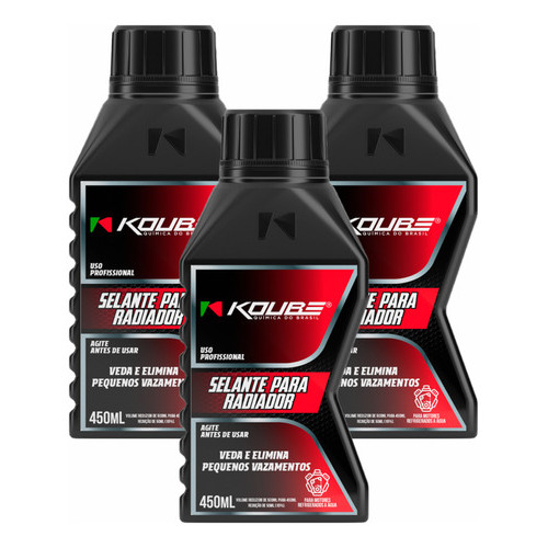 KIT 3UNI SELANTE PARA RADIADORES 500ML