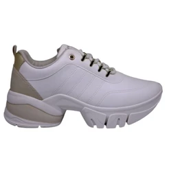 TENIS RAMARIM FEMININO BRANCO AREIA