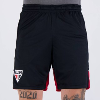 Bermuda São Paulo Palma Preta em Oferta na Shopee