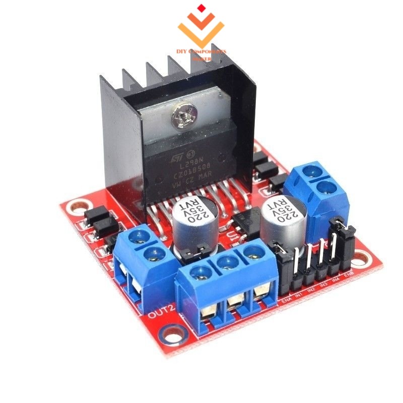 Novo Módulo De Driver De Motor De Passo L298N DC Placa De Controle De Ponte Dupla H Para Arduino