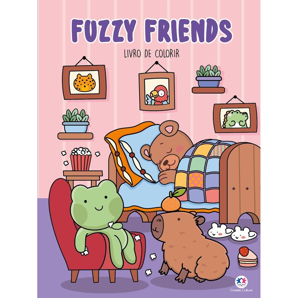 Fuzzy Friends - Para Colorir em Oferta na Shopee