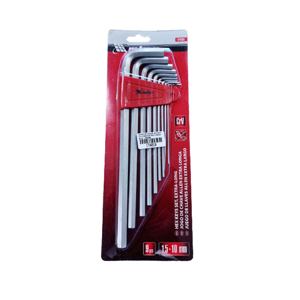 Jogo De Chave Allen Extra Longo 1,5 A 10mm 9 peças MTX - 164099 em Oferta na Shopee