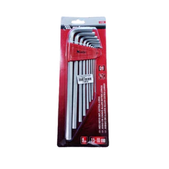 Jogo De Chave Allen Extra Longo 1,5 à 10mm MTX 09 Peças