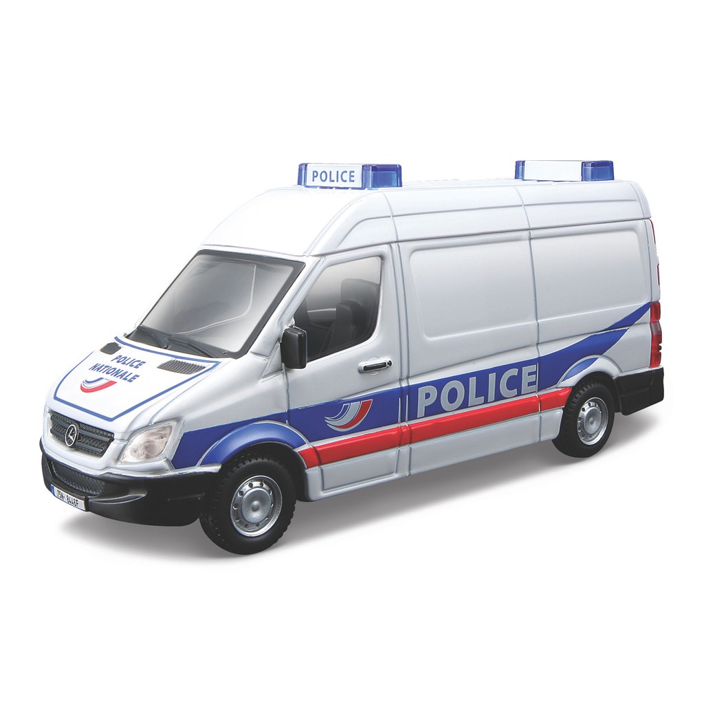 Miniatura Caminhão Mercedes Benz Sprinter 1:48 - Bburago Brinquedo Colecionável