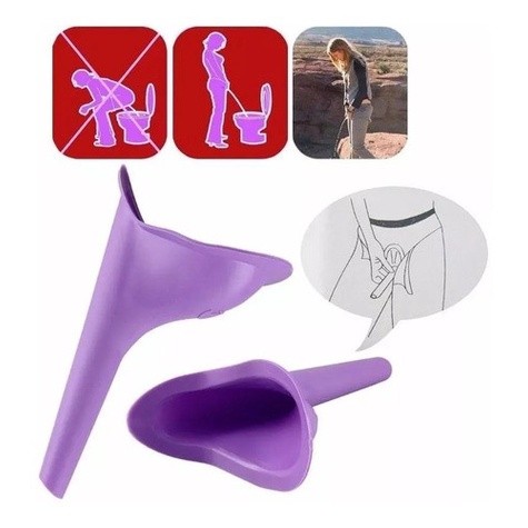 Urinol Feminino Lavável Mijador Prático E Higiênico Para Festa