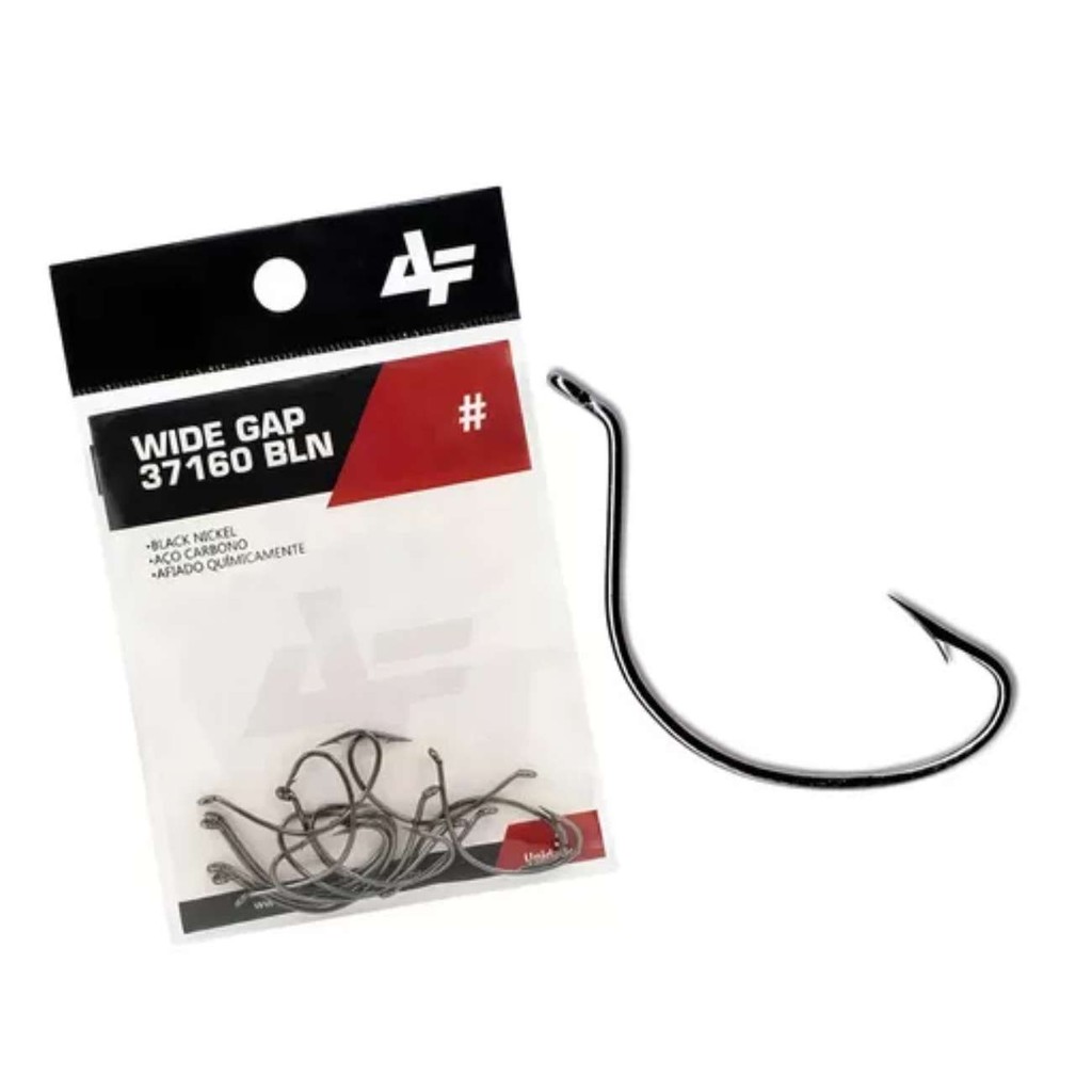 Anzol Albatroz Wide Gap 37160 Black Nickel 1/0 - 11un