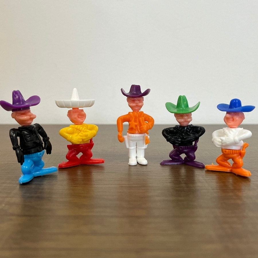 Brinquedo Mini Boneco Cowboy Sortido - 5 unidades - Rizzo em Oferta na Shopee