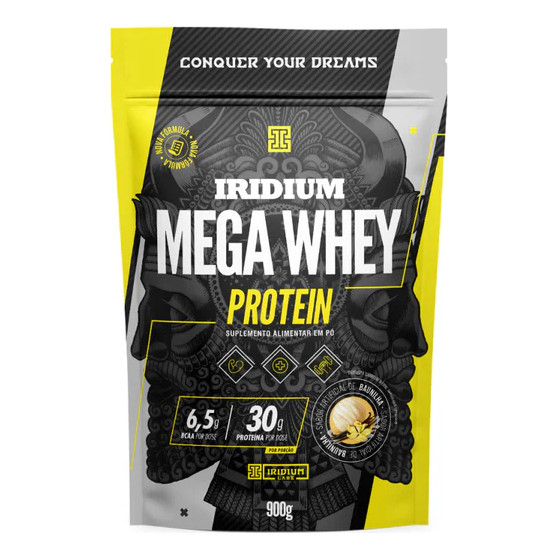 Mega Whey Protein Iridium Baunilha Labs 900g