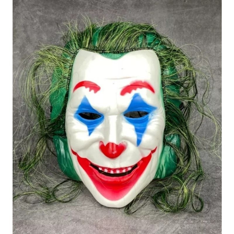 Máscara Coringa Palhaço Halloween Festas e Fantasia Cosplay Carnaval