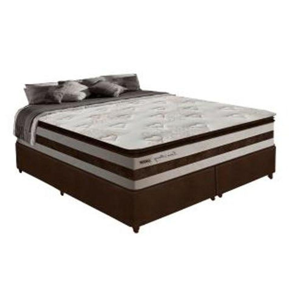 Box + Colchão De Molas Ensacadas Love Story Gazin 1,93 King