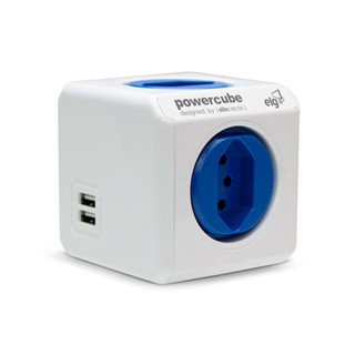 Filtro de linha 4 tomadas 10A bivolt 2 USB PowerCube PWC-R4U ELG em Oferta na Shopee