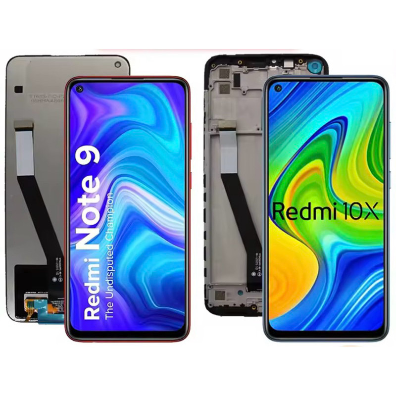 Frontal Tela Display Compatível Com Redmi Note 9  Redmi 10X 4G /M2003J15SC M2003J15SG M2003J15SS Original Pronto Entrega