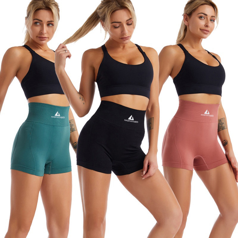Calça Legging Elástica Feminina Com Cintura Alta Para Treino De Ioga