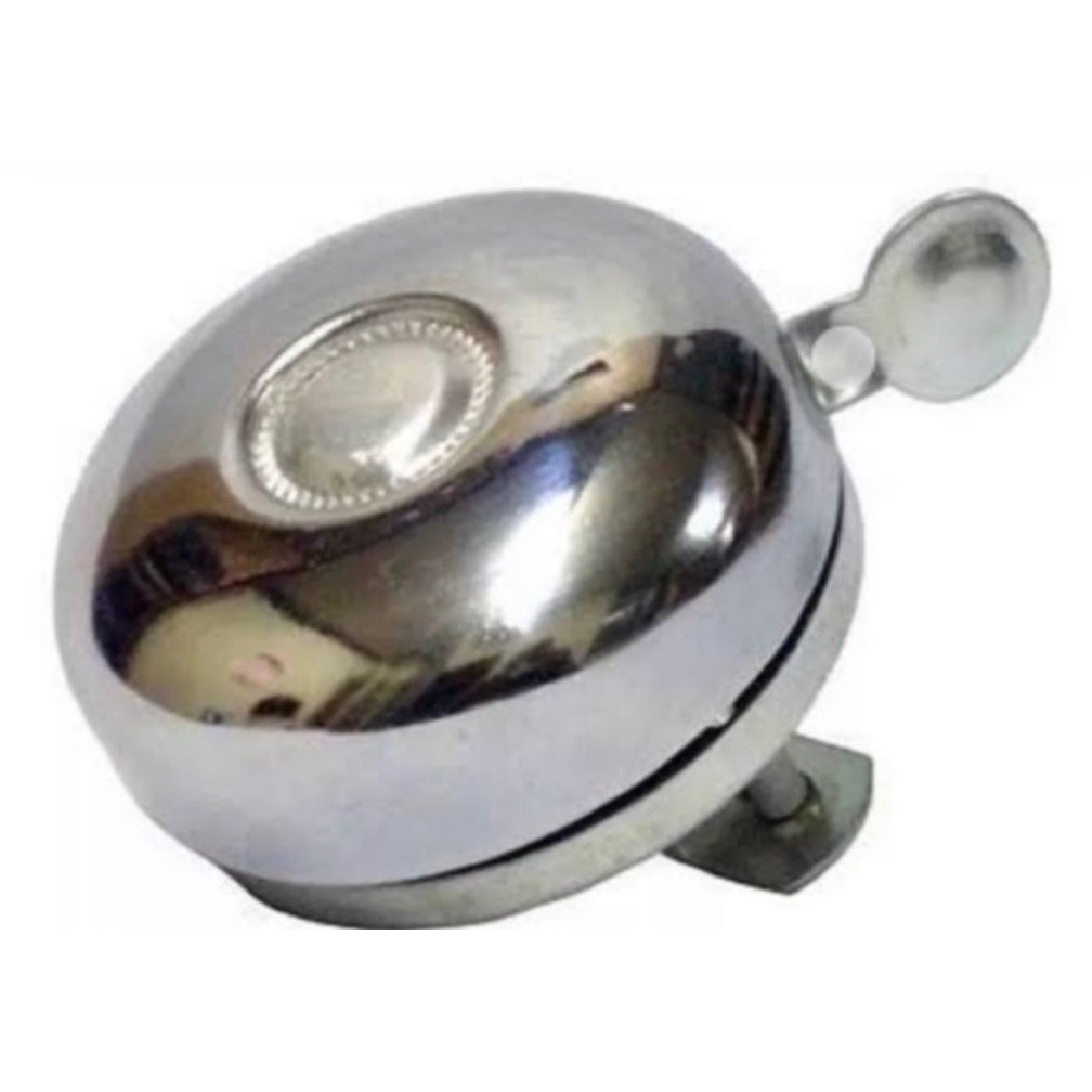 Buzina Campainha Sino Trim Trim Cromada Bicicleta em Oferta na Shopee