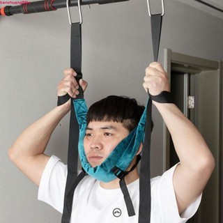 TIANCHUANG Alongamento De Pescoço Pendurado , Cinto De Tração Cervical Respirável Sem Instalação , Macio