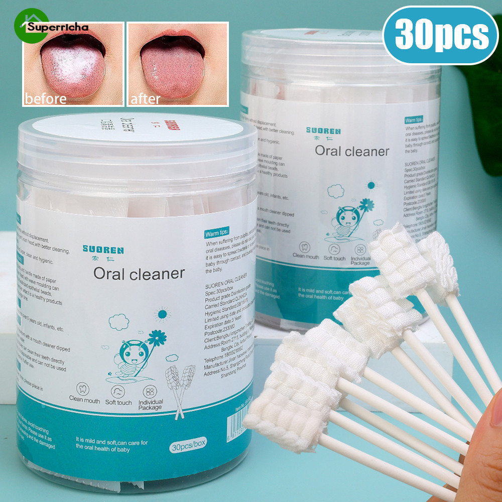 Para Recém-Nascido Oral Care-Escova De Dentes De Gaze Macia-Mamãe Baby Supplies-Esfregaço De Algodão Descartável-Bastão 
