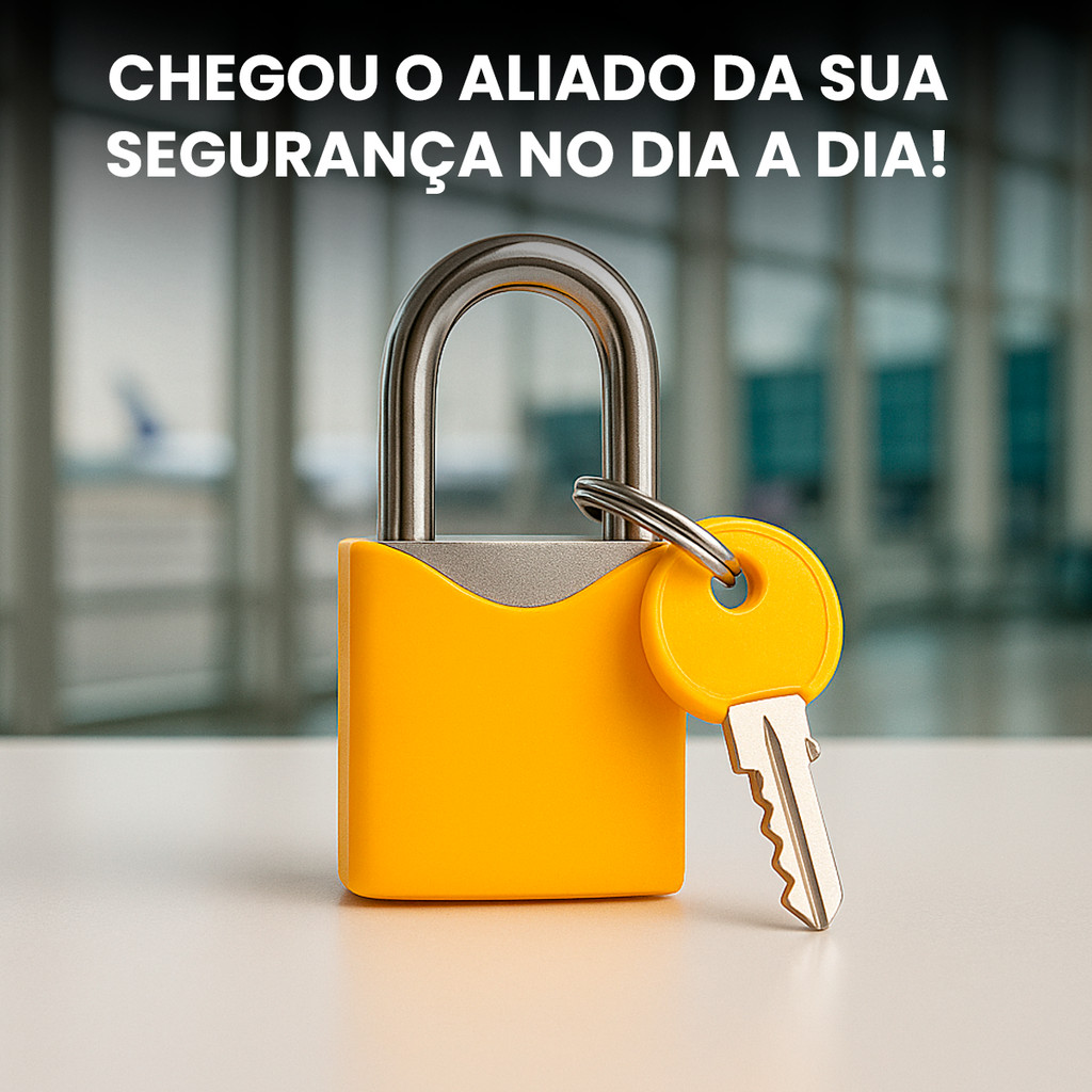 Kit 2 Mini Cadeados Coloridos 20mm Proteção para Armarios Mochilas em Oferta na Shopee