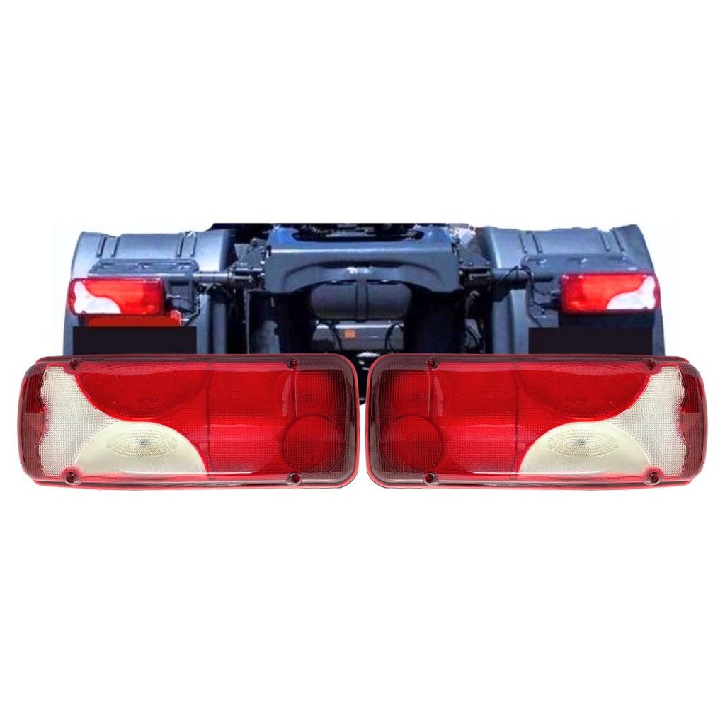 Par Lanterna Traseira Botinha Para Caminhão Scania Série 4 Série 5 Após 2007 1756751 1756754