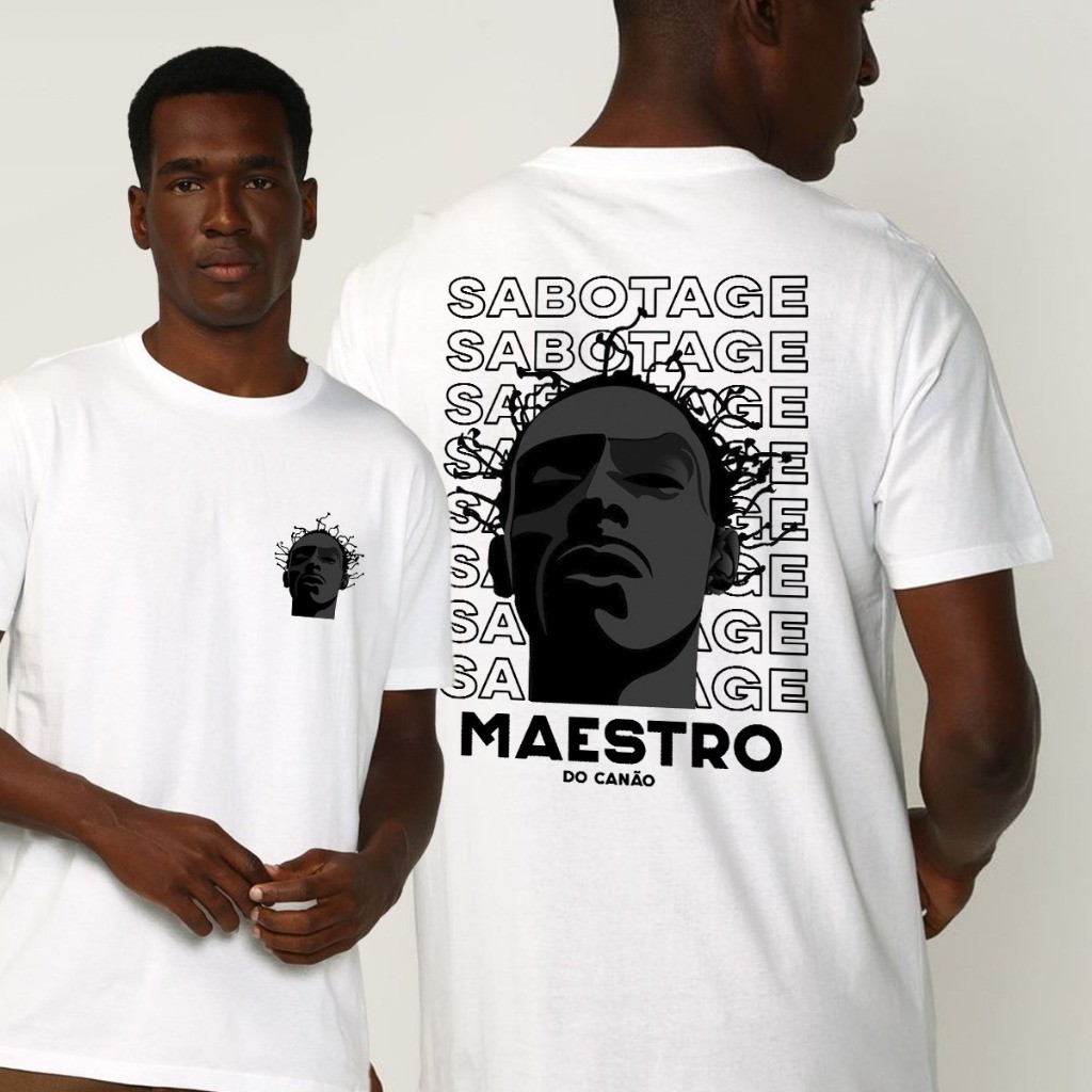 Camisa Camiseta sabotage maestro  Banda de Rock Unissex 100% Algodão 9