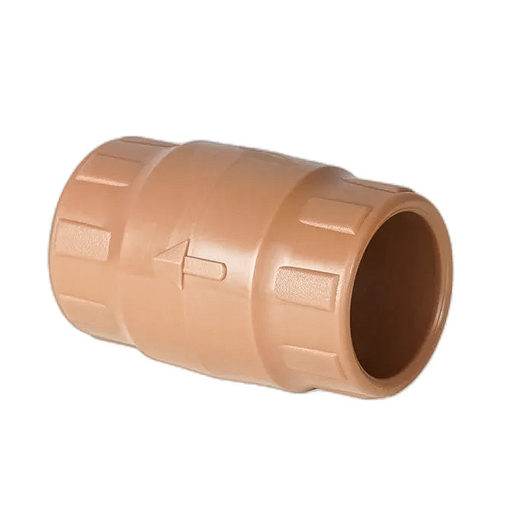 Válvula De Retenção 25mm ESTRELA Em PVC Soldável 3/4Pol. Marrom Para Encanação Água Fria Hidráulico em Oferta na Shopee