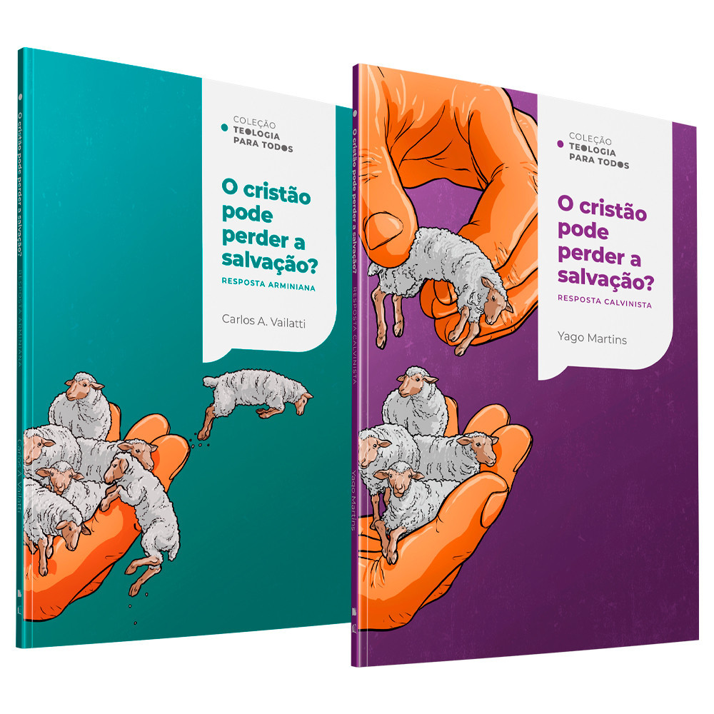 Coleção Teologia Para Todos | O Cristão Pode Perder a Salvação? | Respostas Calvinista e Arminiana | Kit 4 em Oferta na Shopee