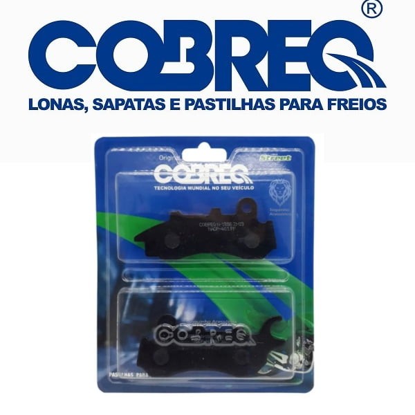 Pastilha De Freio dianteiro Honda NXR 160 Bros Esdd PCX 150 (S/ABS) – Cobreq N-1886