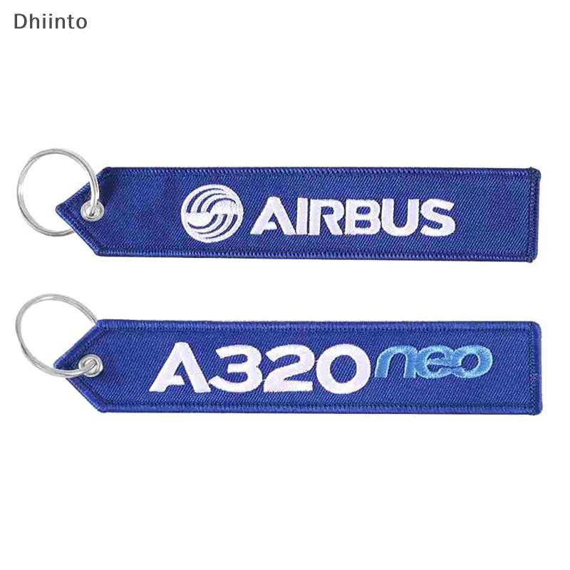 [Dhiint] 1Pc Chaveiro Alças De Telefone Bordado A320 Aviação Corrente Para Presente Cinta Cordão Saco Zíper Em