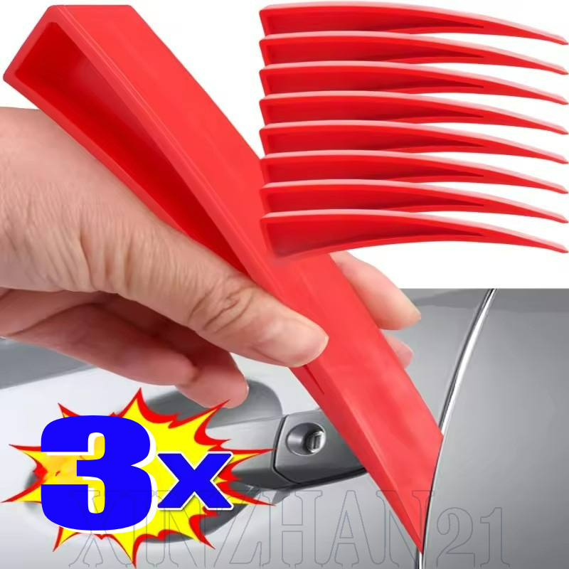 Painel De Cunha De Porta De Carro Vermelho-Reparo De Remoção De Amassados Sem Pintura-Ferramentas Manuais De-Para Janela