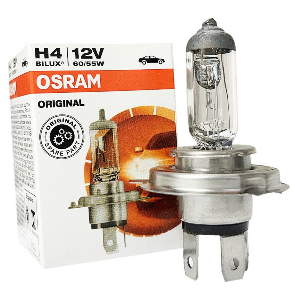 Lâmpada Halógena Automotiva Osram Original H4 60/55W Branco Quente 3200k Farol Alto e Baixo 12V em Oferta na Shopee