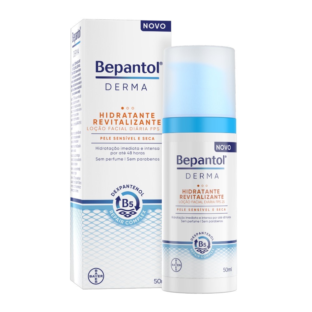 Loção Facial Hidratante Derma Revitalizante FPS25 - Bepantol em Oferta na Shopee