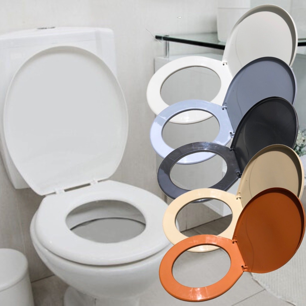 Assento Sanitário Universal com Parafusos Tampa de Privada Bacia Deca Docol Celite Icasa Incepa