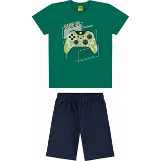Conjunto Infantil Menino Bermuda e Camiseta Verão estampa Video Game 4 a 10 anos em Oferta na Shopee