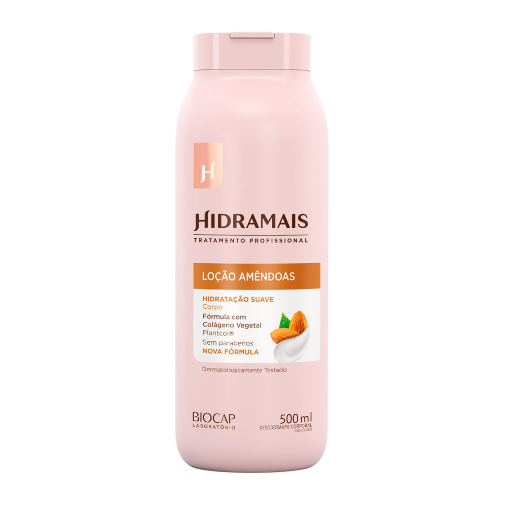 Loção Hidratante Corporal Hidramais Óleo de Amêndoas 500ml - Beauty