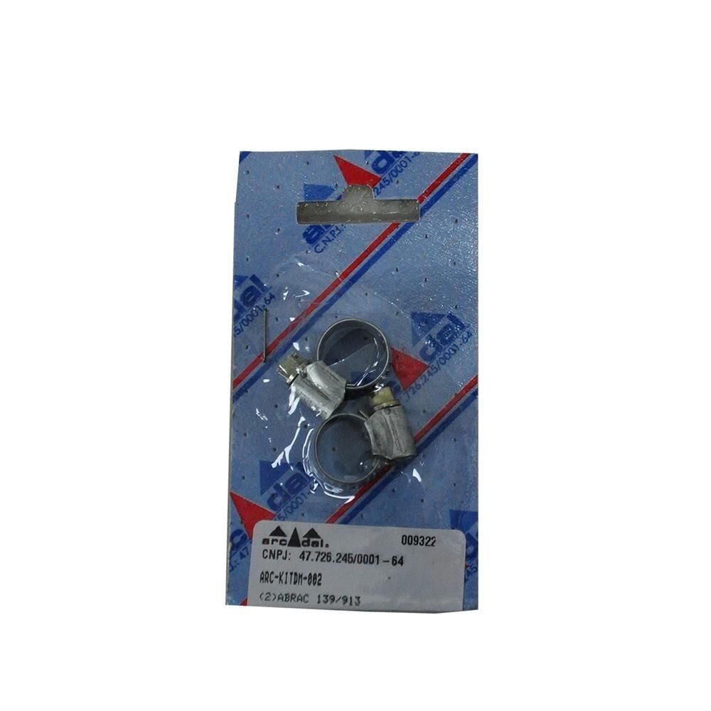 Abraçadeira aço c. 9 a 13 mm p/ mangueira 1/4pol 2pçs Arcom - Home & Living