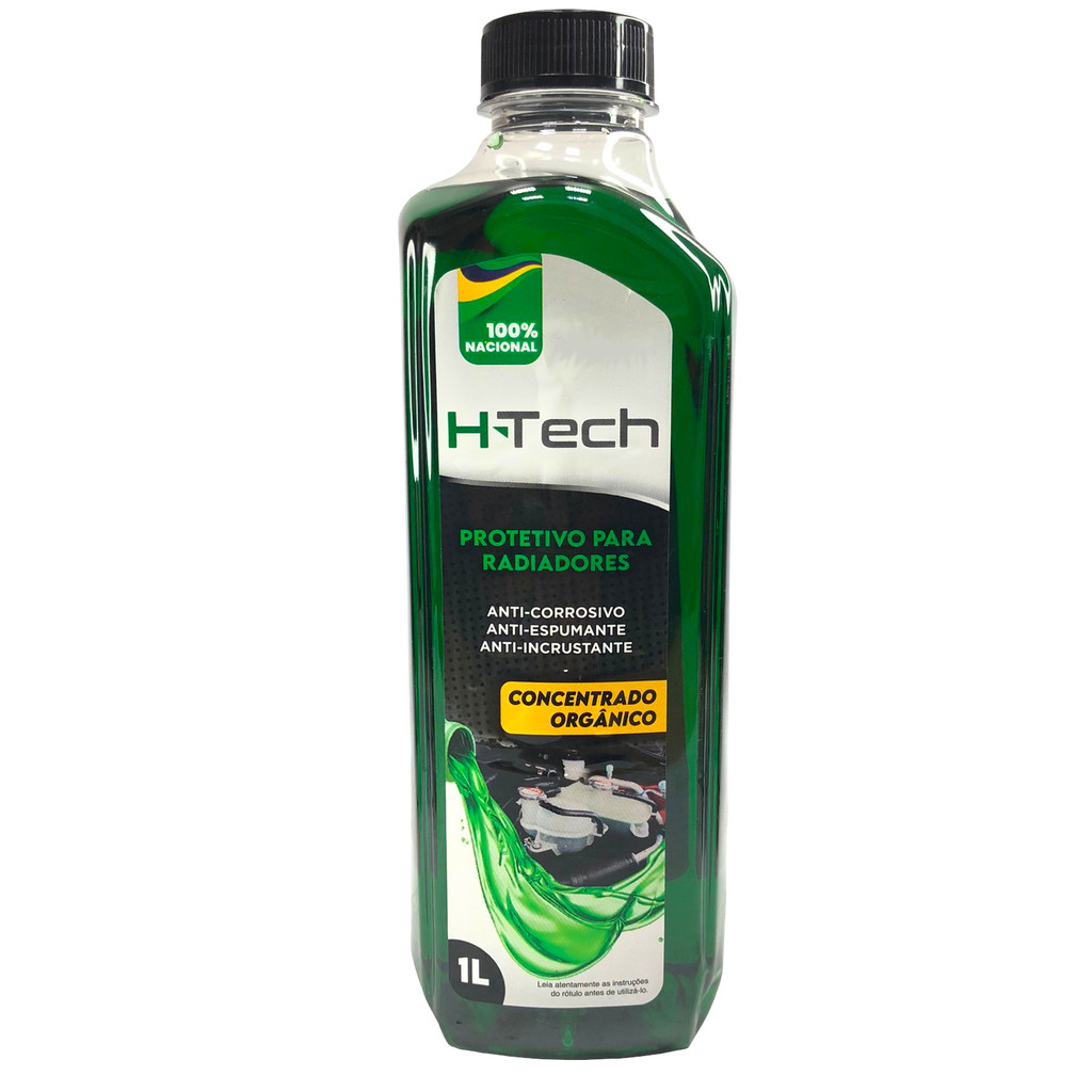 Aditivo Protetivo Concentrado Orgânico Para Radiador Hitech 1 Litro Verde em Oferta na Shopee