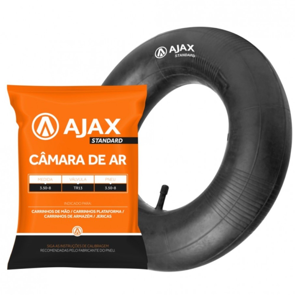 Câmara para pneu de carrinho de mão 3,50"x 8" - A04502 Ajax - Home & Living
