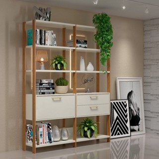 Estantes para Livros 2 Unidades 100% Mdf Dalla em Oferta na Shopee