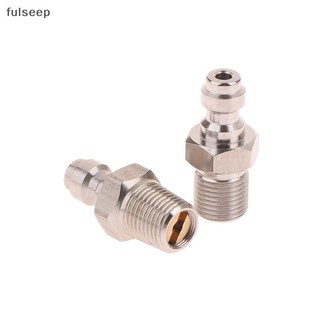 [fulseep] Conector Macho 8MM Rosca Válvula De Conexão Rápida Enchimento PCP Com M10x1 1/8NPT 8BSPP Para Bombas De Alta P