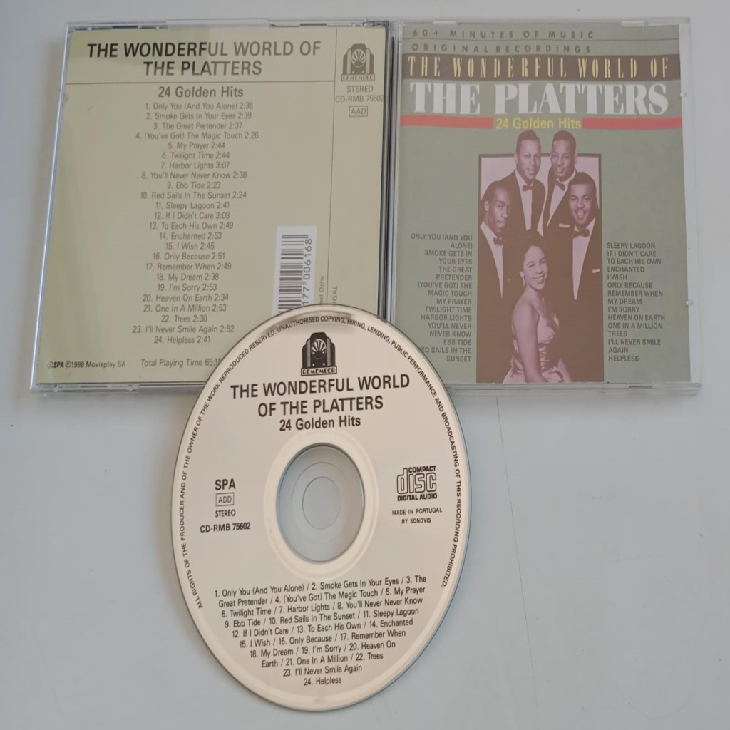 CD THE PLATTERS THE WONDERFUL WORLD OF THE PLATTERS