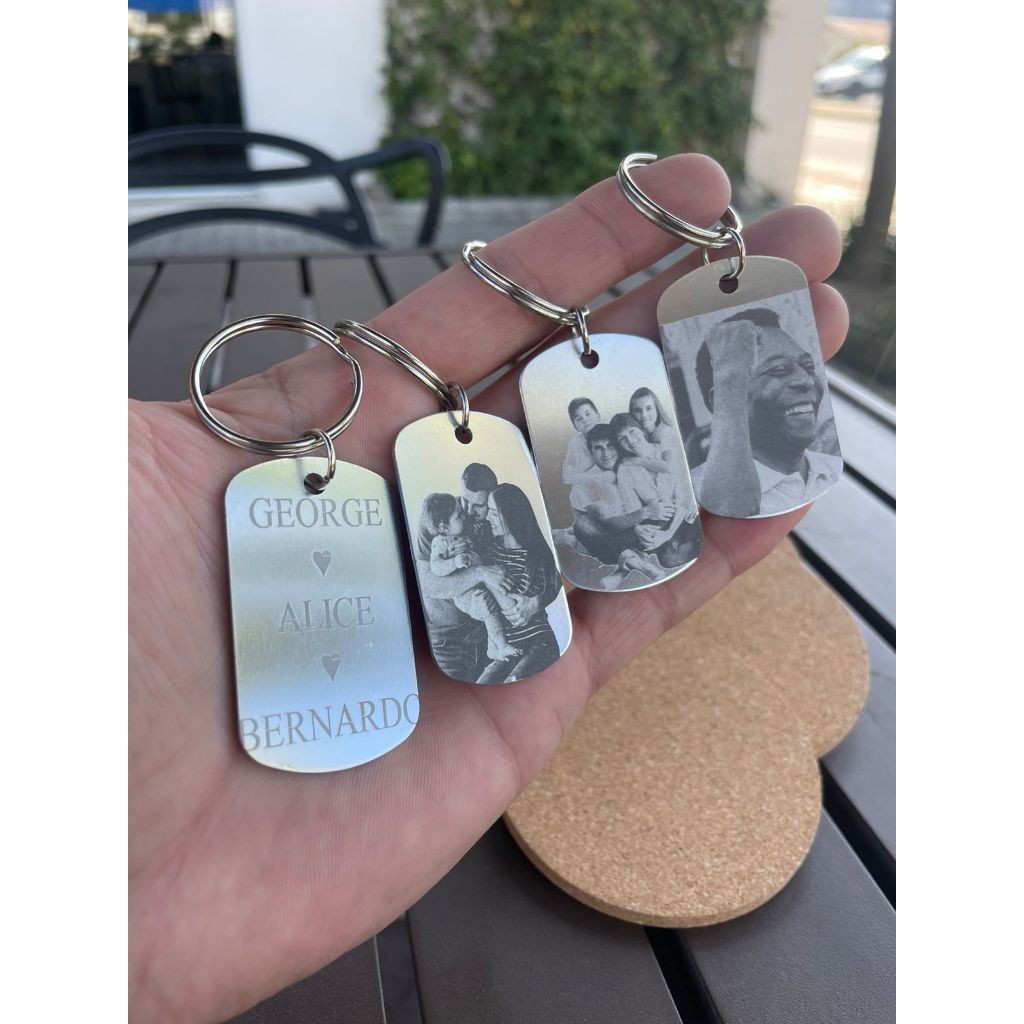 Chaveiro com  Foto Ultra-realista - Lembrança Exclusiva e Personalizada em Oferta na Shopee