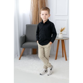 Calça Social Nude com Camisa Longa Preta em Oferta na Shopee