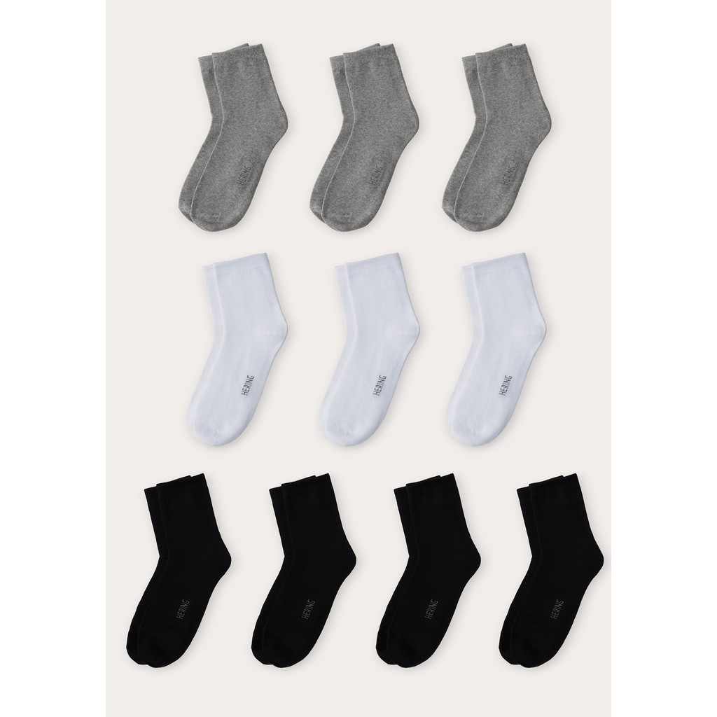 Kit 10 Meias Em Algodão Cano Médio em Oferta na Shopee