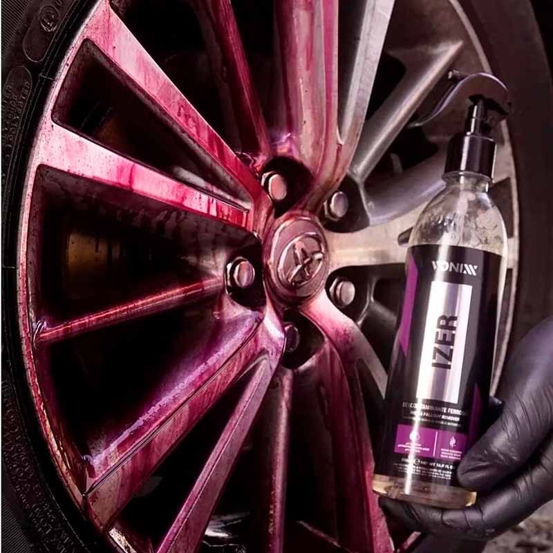 Detalhes do Removedor de Fuligem de Freios em Spray Descontaminante ferroso Izer 500ml Vonixx