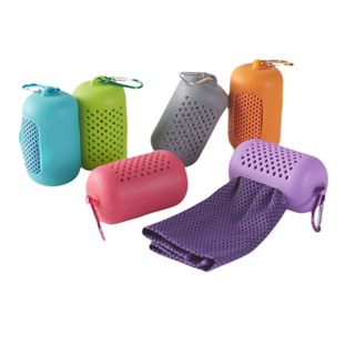 Toalha de Academia Secagem Rápida com Case em Silicone em Oferta na Shopee