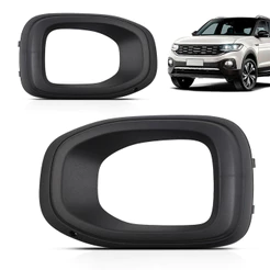 Grade Moldura Milha T-Cross 2018 2019 2020 2021 2022 2023 Com Friso Preto