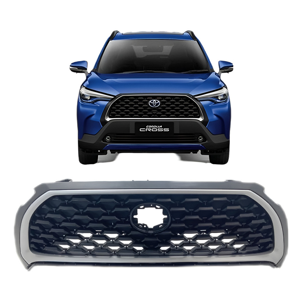 Grade Central Superior Corolla Cross 2022 2023 Friso Prata